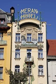 Meran Hotel, Wenceslas Square, Prague, Czech Republic