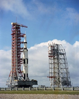 The Apollo 12 space vehicle at Kennedy Space Center, Florida The Apollo 12 space vehicle at Kennedy Space Center, Florida