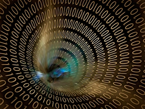 Binary code tunnel of network or internet