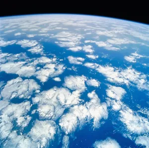 Cloud Pattern on Planet's Surface