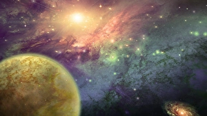 Deep space scene