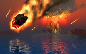 Gravity pulling in asteroids & other space matter