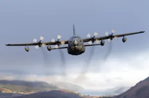 <b class=qtipBold><figcaption>MC-130P Combat Shadow over Scotland</figcaption></b><br>MC-130P Combat Shadow of the 67th Special Operations Squadron/352nd Special Operations Group stationed at RAF Mildenhall, United Kingdom, December 2011.<br><em>© Gert Kromhout/Stocktrek Images</em> MC-130P Combat Shadow over Scotland
