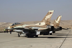 A pair of F-16A/B Netz of the Israeli Air Force A pair of F-16A/B Netz of the Israeli Air Force