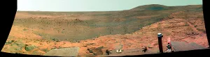 Panoramic view of Mars