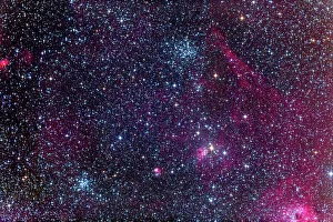 The Pinwheel Cluster and Starfish Cluster in the constellation Auriga The Pinwheel Cluster and Starfish Cluster in the constellation Auriga