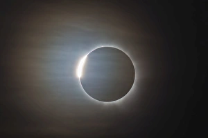 The second diamond ring during the total eclipse of the Sun