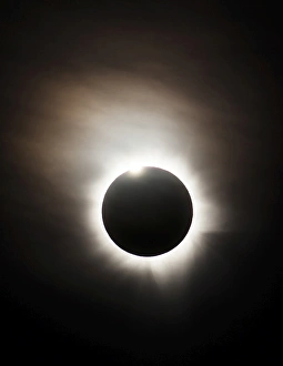 Solar Eclipse with diamond ring effect, Queensland, Australia