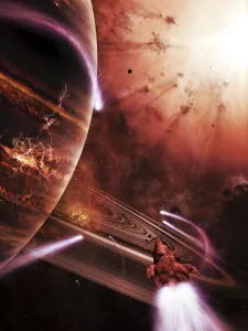 Starships hone their skills in a virtual battlefield Starships hone their skills in a virtual battlefield